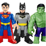 Kit Boneco Figura Batman Superman E