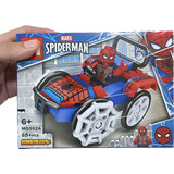 Kit Boneco Homem Aranha Carro Estilo Lego 85 pcs