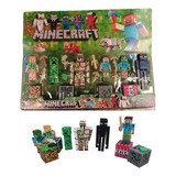 Kit Bonecos Minecraft Cartela 19 Peças Oferta Promocão