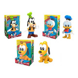 Kit Bonecos Pato Donald Pateta Pluto: Turma Do Mickey Disney