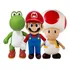 Kit Bonecos Super Mario Bross Yoshi Toad Diversão Crianças