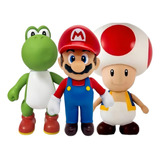 Kit Bonecos Super Mario
