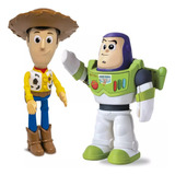 Kit Bonecos Toy Story Woody E Buzz Lightyear Série Meu Amigo