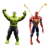 Kit Bonecos Vingadores Articulado Avengers 30cm