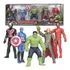 Kit Bonecos Vingadores Heróis - 5 Bonecos 15 Cm Articulados