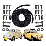 Kit Borracha Chassis Assoalho Parafusos Fusca Brasilia