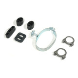 Kit Borracha Coxim Abraçadeira Escapamento Pick Up Corsa