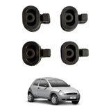 Kit Borracha Coxim Escapamento Ford Ka Bola 00 07