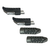 Kit Borracha Do Estribo Pedaleira Traseira Honda Titan 160