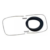 Kit Borracha Friso Do Vidro Vigia Traseiro Fusca 67 96