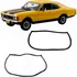 Kit Borracha Parabrisa + Vigia Opala 68 92 2p P/ Friso Alumi