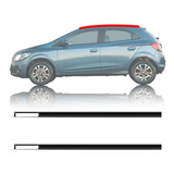 Kit Borracha Pingadeira Friso Teto Onix 2013 14 15 16 17 18