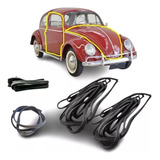 Kit Borracha Porta Capô Motor Fusca 1971 1972 1973 Colar