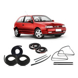 Kit Borracha Porta Ping Frisos Mala Canaleta Pestanas Gol G2