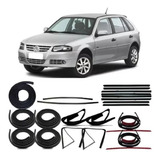Kit Borracha Porta Pingadeira Friso Mala Canaletas Gol G4 G3
