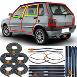 Kit Borracha Portas Canaleta Mala Pest Ping Fris Teto Uno 4p