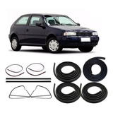 Kit Borracha Portas Capo Mala Pingadeira Canaleta Gol G2 2p
