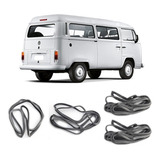 Kit Borracha Portas Traseira Dianteira Lateral Kombi 1997 
