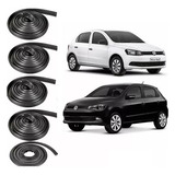 Kit Borracha Vedação 4 Portas E Mala Gol Voyage G5 G6 G7