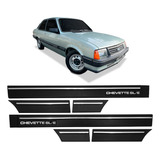 Kit Borrachão Friso Lateral Chevette Sle 2 Portas 1987 1994