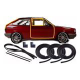 Kit Borrachas 2 Portas Canaleta Mala Gol Parati Voyage 87 95