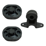 Kit Borrachas Coxim Escapamento Traseiro Peugeot 307 308