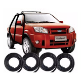 Kit Borrachas De Vedação 4 Portas Ecosport 2003 Até 2011