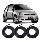 Kit Borrachas De Vedação Ford Ka 1997 1998 1999 2000 2001 2002 2003 2004 2 Portas Porta Malas