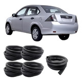 Kit Borrachas Fiesta Hatch Sedan 4 Porta Porta Malas
