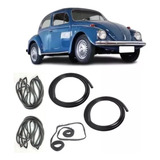 Kit Borrachas Porta Motor Capos Tampa Fusca Itamar 93 A 96