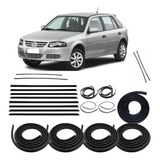 Kit Borrachas Porta Pingadeira Friso Pestanas Mala Gol G4 G3