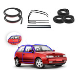 Kit Borrachas Portas Canaletas Mala Pingadeiras Gol 95 A 14