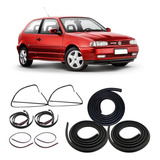 Kit Borrachas Portas Canaletas Mala Pingadeiras Gol G2 2p Gc