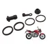 Kit Borrachas Reparo Pinça Freio 2 Pistões Ys 250 Fazer