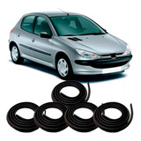 Kit Borrachas Vedação 4 Porta E Mala Peugeot 206 207 307 