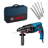 Kit Bosch Martelete Gbh 2 24d 220v C 5 Brocas Cx Papelao