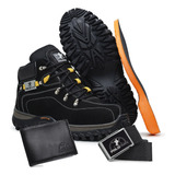 Kit Bota Adventure Masculina Com Palmilha Em Gel Pu Oferta