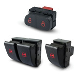 Kit Botao Vidro Elétrico Gol G5 G6 G7 Simples Duplo trava