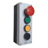 Kit Botoeira 1nf 1nf 1nf Emergencia C Trava 4 Botoes