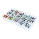Kit Botões De Metal Tic Tac Sortido 200 Botões