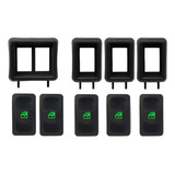 Kit Botões De Vidro Elétrico E Molduras Gol Quadrado Gts