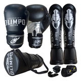 Kit Boxe Muay Thai Luva Bandagem