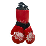 Kit Boxe Saca De Pancada   Luva Infantil