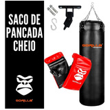 Kit Boxe Saco Pancada