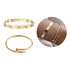 Kit Braceletes De Moeda Antiga Banhados 18k Não Perde A Cor