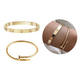 Kit Braceletes De Moeda