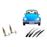 Kit Braco Limpador Palhetas Par Pivo Fusca 1976 A 1996