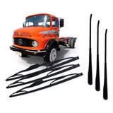 Kit Braço+ Palheta Limpador Parabrisa Mb 1113/1313/1513/2213