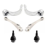 Kit Braços Inferiores Pivo Audi A4 2 Curvos 2 Retos 2007 
