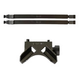 Kit Braços Stay Slim Ou Compact Longarina 380mm C Base Reta